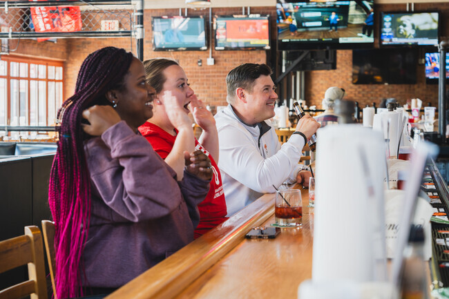 Roots Burger Bar is a Kenmore favorite for drinks and friends.