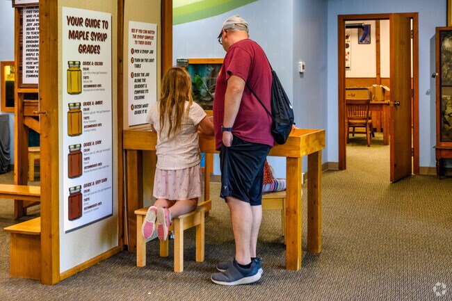 The Fenner Nature Center in Forest View has interpretive exhibits to explore.
