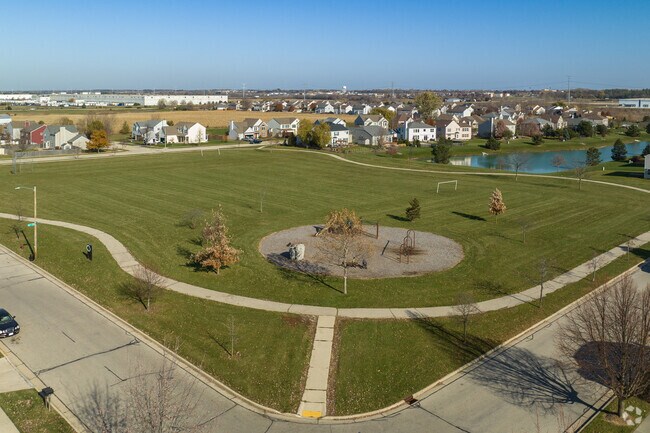 C.J. Clausen Park in Kenosha includes a playground and grass field.