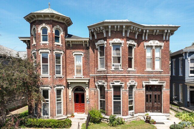 Italian inspired homes can be found in the neighborhood of Centennial in downtown Lafayette.