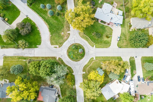 The streets of Loveland diverge from the commonly found grid pattern.