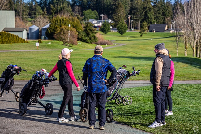 Camano has many amenities including parks, trails and golf courses.