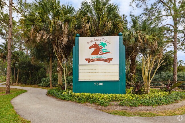 Jim Brandon Equestrian Center is a major attraction at Okeeheelee Park in Palm Beach Ranchettes.