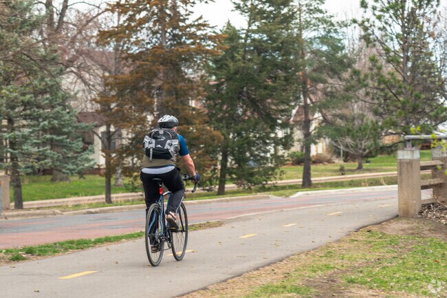 There are many walking and Bike trails alongside the Minnehaha Creek.
