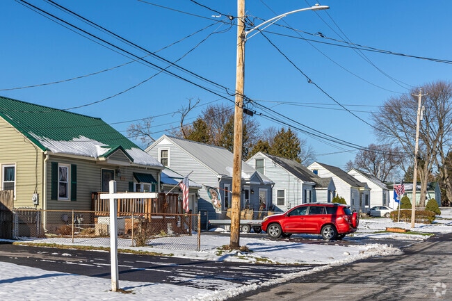 Homes in Mattydale are on the smaller and affordable side.