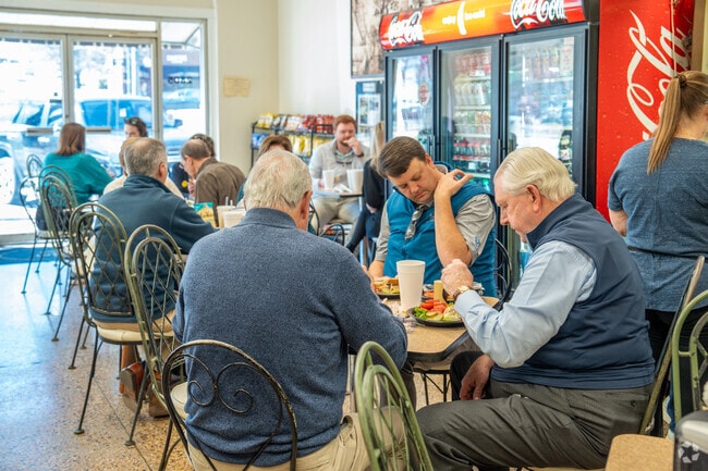 Grab a bite with friends at the well known Gilchrist restaurant near Redmont Park.