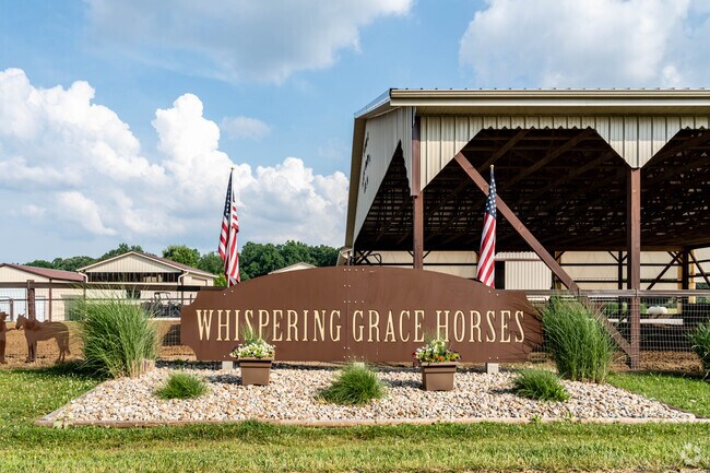 Residents can interact with the horses at Whispering Grace Horses in West Brookfield