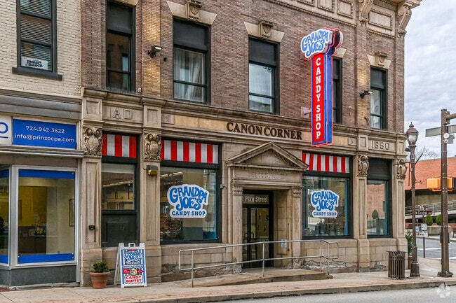 Grandpa Joe’s Candy Shop stocks retro sweets on Pike Street.