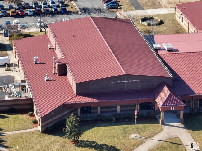 Rosa Parks Elementary School serves students in Prince William County, MD.