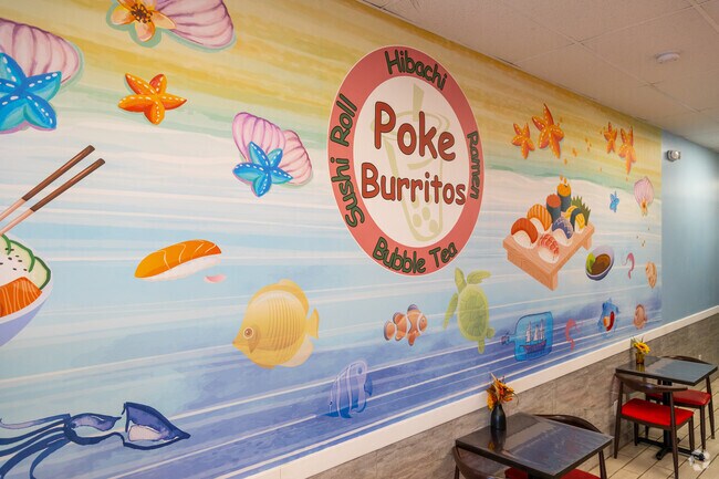 Poke Burritos is a lunch staple in the Land of Pines neighborhood.