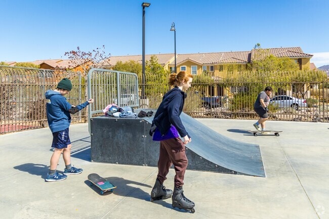 Potenza Park hosts skate facilities for kids who live in Anthem Highlands.