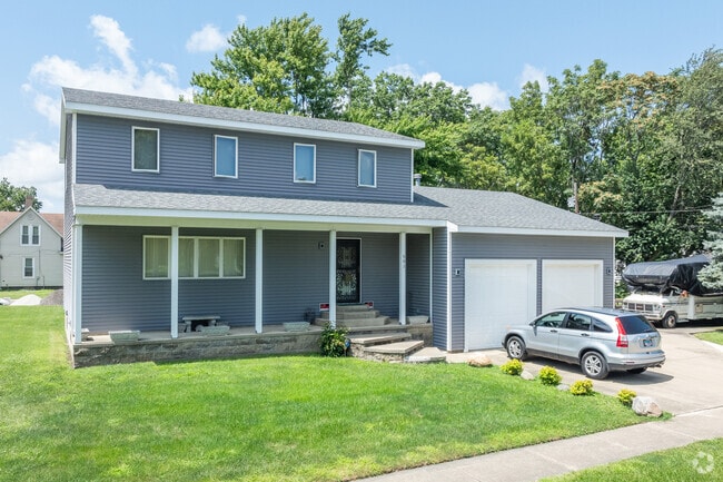 Traditional homes line the streets of Douglass Park.