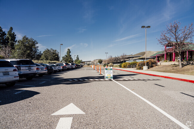 The parking lot of Rita Ledesma Elementary School in San Jose, California.