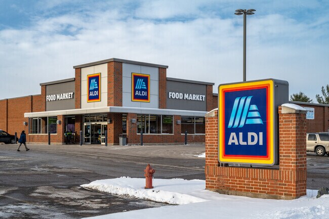 Aldi is a popular grocery option for Menomonie residents.