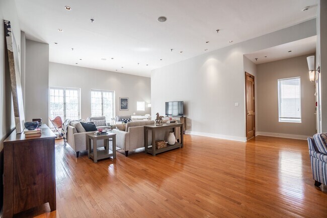 Huge Living space with high ceilings
