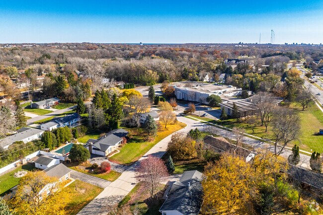Residential blocks provide suburban living near Kletzsch Park.