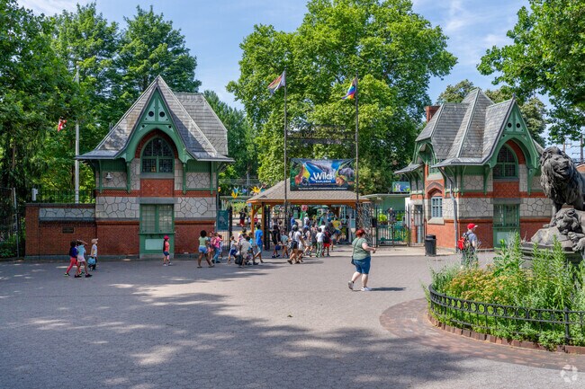 The Philadelphia Zoo is a highlight attraction for tourists and visitors nearby Brewerytown.