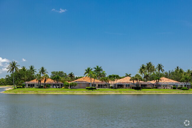 Homes in Village Walk of Naples features waterfront homes offering beautiful scenic views.