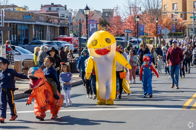 Colorful and extravagant costumes are all on display at the Eastchester Rag-A-Muffin Parade which happens annually just 1 mile from Ward Acres.