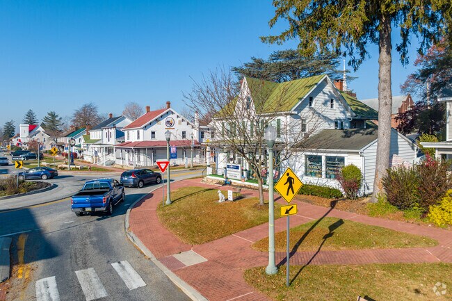 Beautiful single homes line Main Street in Linglestown.