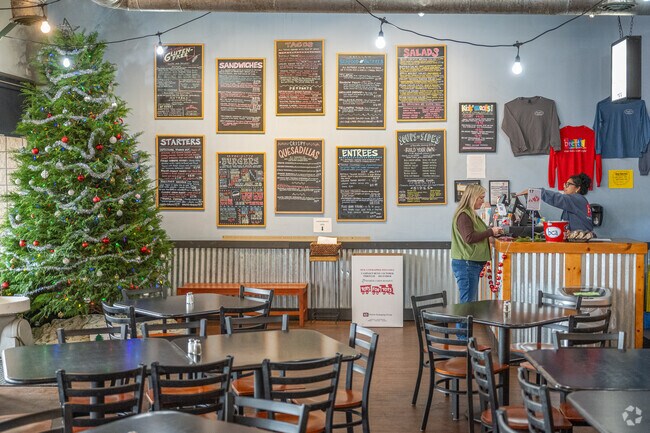 Homemade soups and sandwiches are popular at Brett's Restaurant in Jennings Mill.