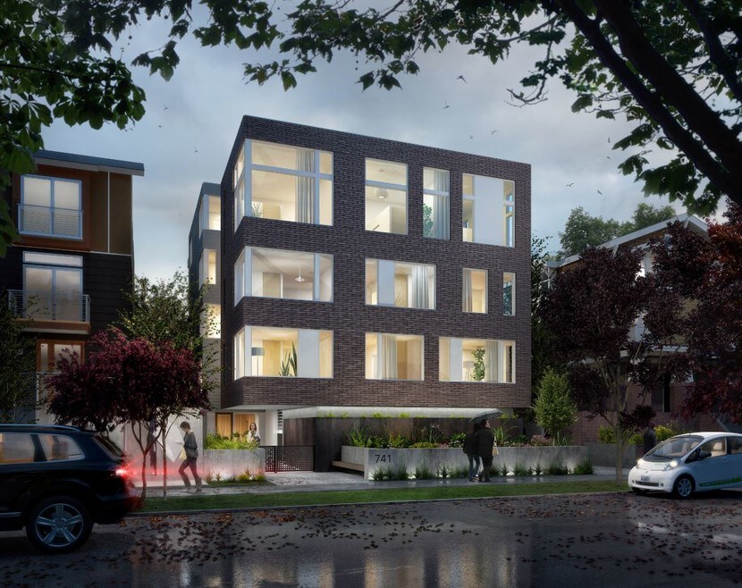 741 Harvard Modern studios with w/d in unit!