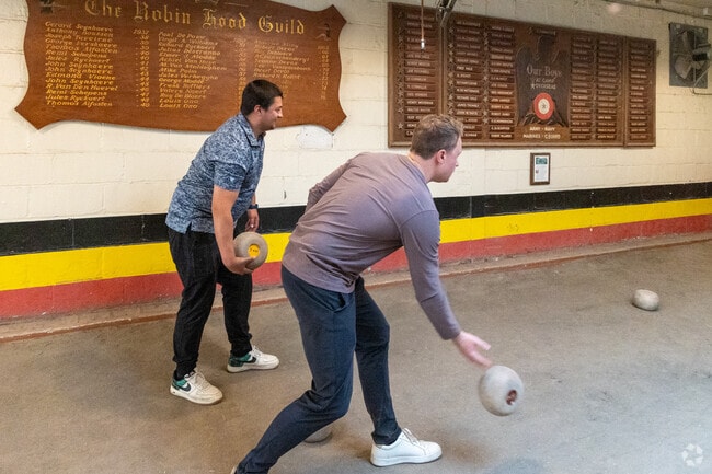 Feather bowling is a very popular activity in Cornerstone Village.