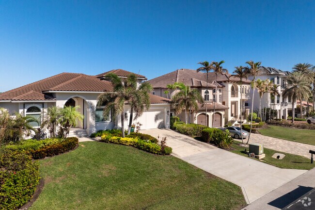 Many of the homes in Vanderbilt Beach have Spanish and Mediterranean architectural influences.