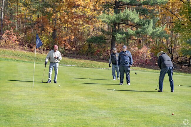 A golf club on the Saint Francis University campus in Allegheny.
