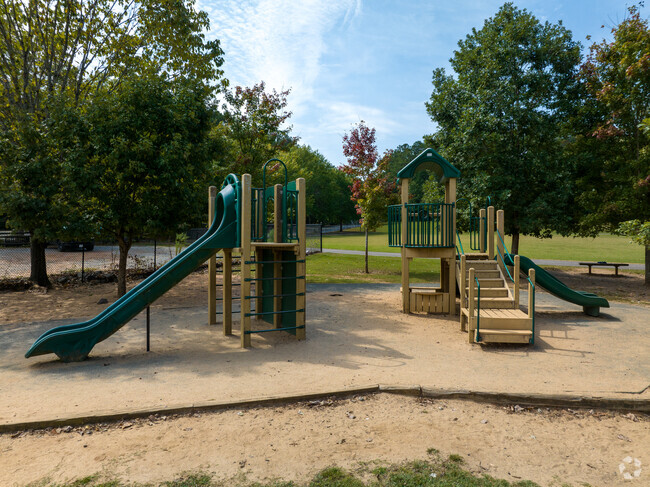 Tritt Elementary School has multiple playgrounds.
