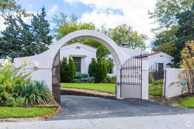 This Spanish mission style home was built by the Mayo family in 1927.