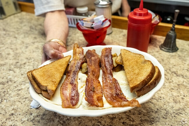 The K.I.S.S breakfast is served at Girly's Grill in Palmer.