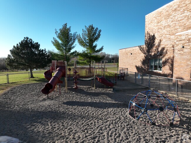 North Trail Elementary has a large, safe playground.