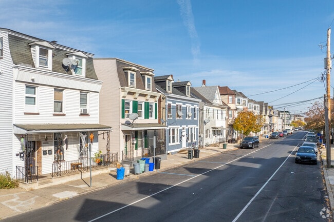 Row homes make up the majority of housing options close to downtown Easton.
