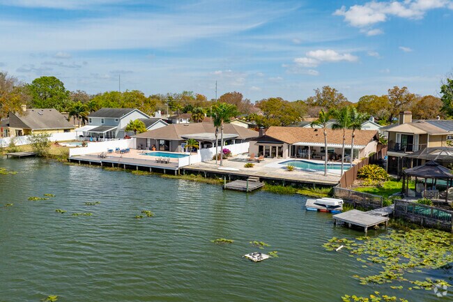 Waterfront living is certainly an option for many Egypt Lake-Leto residents.