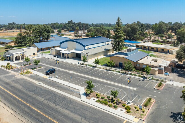 Conejo Middle School is surrounded by the farmland and orchards of the San Joaquin Valley.