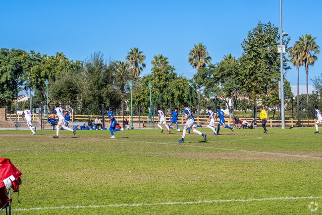 Nearby College Park has weekend soccer tournaments perfect for the whole family to enjoy.