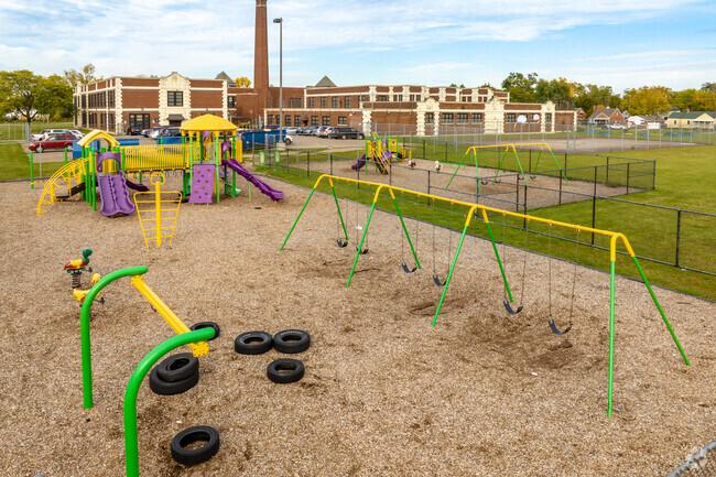 Your kids will never want to leave the playground at Nolan Elementary-Middle School.
