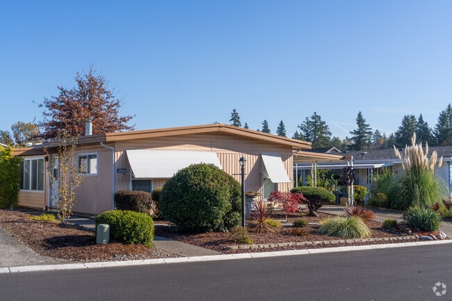 Landscaped yards are common throughout King City neighborhoods.