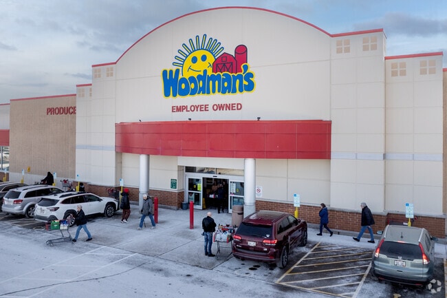 Woodman's supplies Westside with everyday groceries and essentials.
