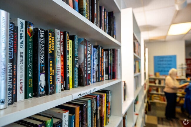 Grab a new book from Dog Eared Books in Downtown Hampton.