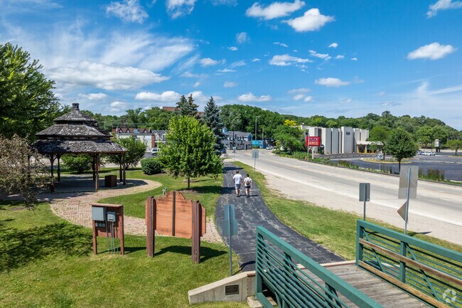 Duck Lake residents can use the popular biking paths along Rollins Road.
