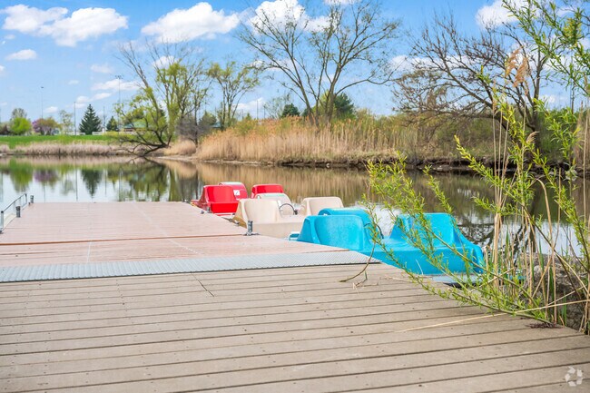 Centennial residents can enjoy the water bikes at Centennial Park.