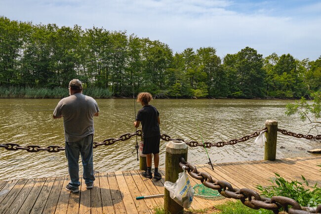 Cast a line in the Gunpowder River for an afternoon of fishing in Kingsville.