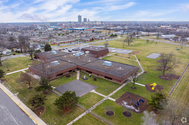 Bunche Elementary School is located close to downtown Fort Wayne.