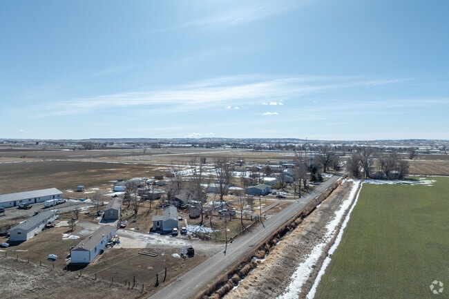 Fertile farms on the outskirts of Worden contribute to Montana's rich agricultural heritage.