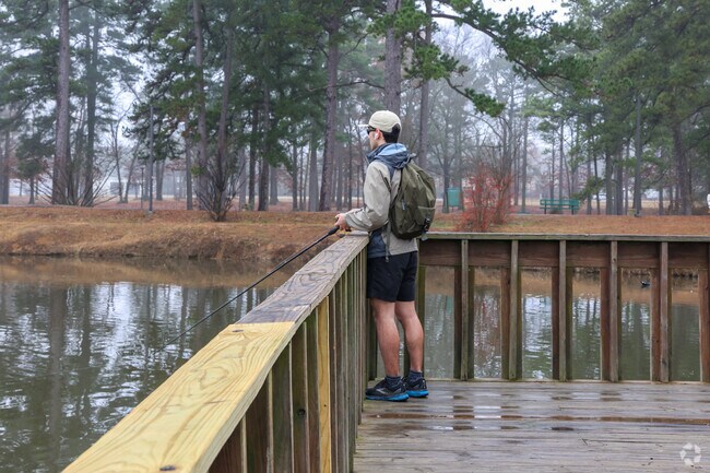 Come out to Bobby Ferguson Park and try your skill at fishing.