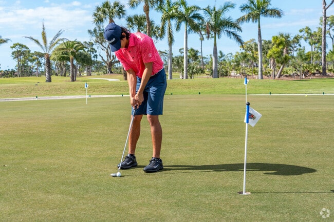 Practice your short game at the putting greens of Palmetto Pines Country Club.