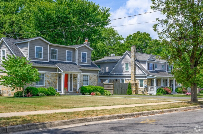 Groveton’s neatly arranged homes showcase charming symmetry and suburban appeal.
