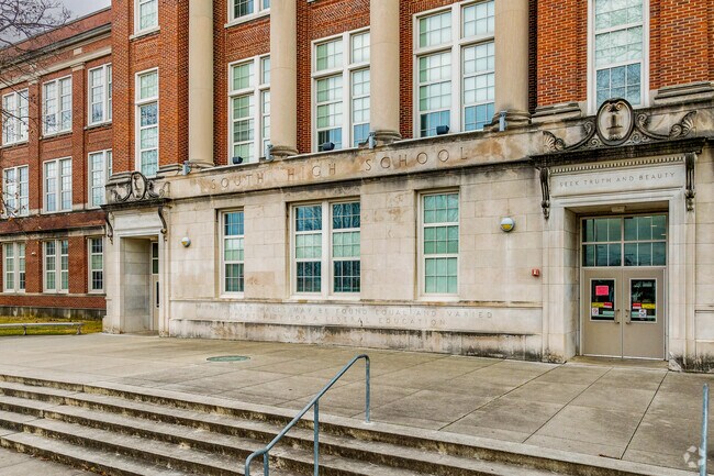 South High School is home to the Bulldogs and has a C-minus from Niche.